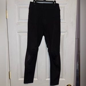Women’s pop fit, large black leggings